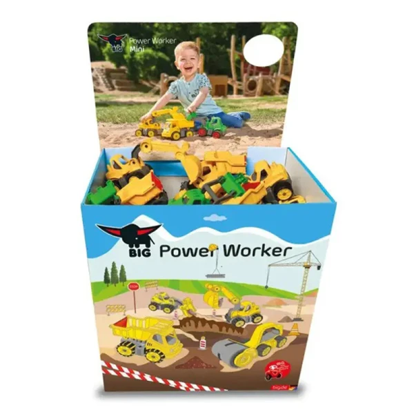 BIG POWER WORKER MINI VEHICLES - ASSORTED DESIGNS