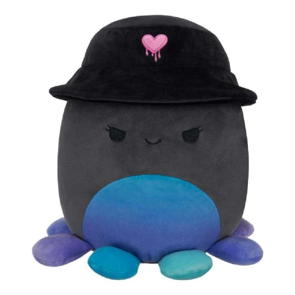 SQUISHMALLOWS VALENTINE PLUSH 13 cm W2 - YOKO THE CHARCOAL OCTOPUS