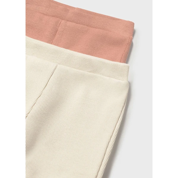 MAYORAL SET 2 LEGGINGS SOFT ORANGE