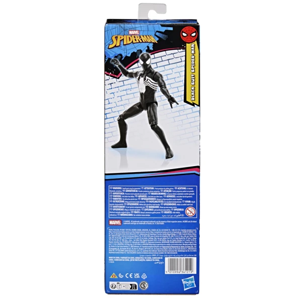 MARVEL SPIDERMAN TITAN HERO SERIES SYMBIOTE FIGURE - BLACK SUIT SPIDERMAN