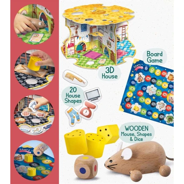 LISCIANI CAROTINA EDUCATIONAL GAME THE MOUSE HOUSE