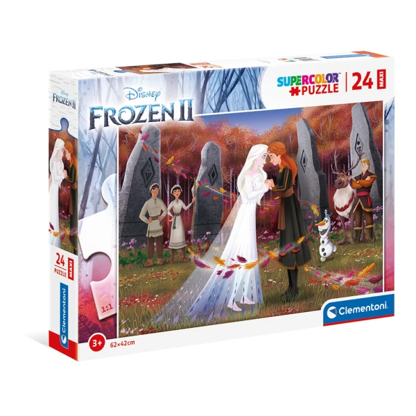 CLEMENTONI ΠΑΙΔΙΚΟ ΠΑΖΛ MAXI SUPER COLOR FROZEN 2 24 ΤΜΧ