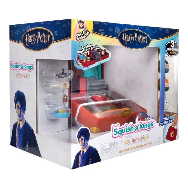 SQUISH-A-LONGS HARRY POTTER HOGWARTS EXPRESS PLAYSET