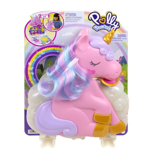 POLLY POCKET MINI BEAUTY SALON UNICORN