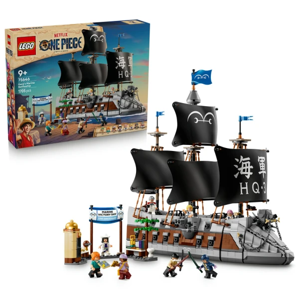 LEGO ONE PIECE GARPS MARINE BATTLESHIP