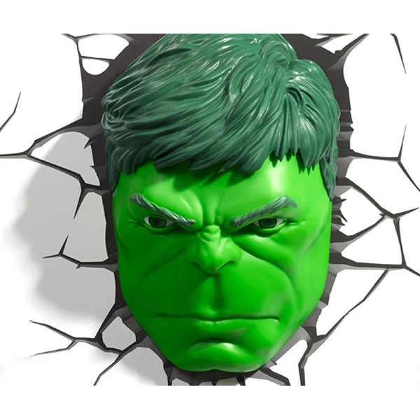 3D LIGHT FX – 3DL – MARVEL HULK FACE 3D ΔΙΑΚΟΣΜΗΤΙΚΟ ΦΩΣ