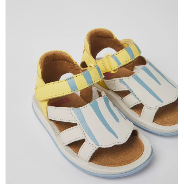 CAMPER KIDS SANDALS BOY BICHO TWINS YELLOW-WHITE