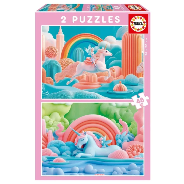 EDUCA PUZZLE 2X20 pcs MAGIC UNICORNS