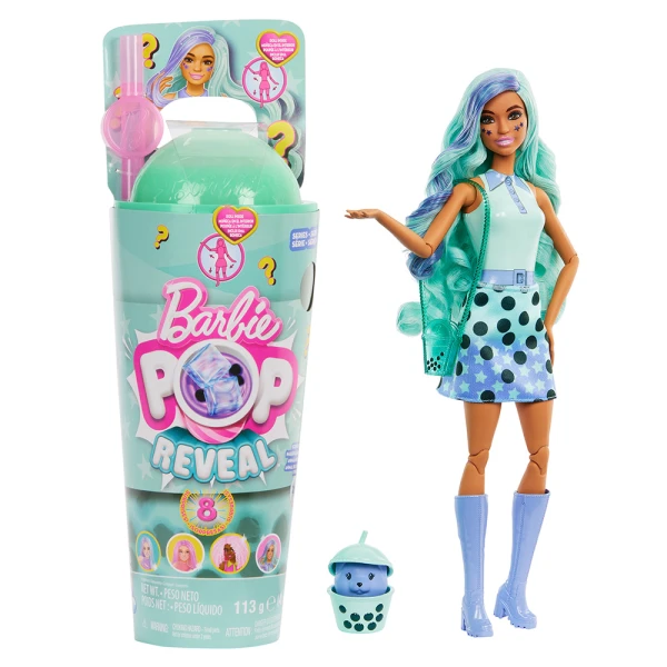 ΚΟΥΚΛΑ BARBIE POP REVEAL ΠΡΑΣΙΝΟ ΤΣΑΙ