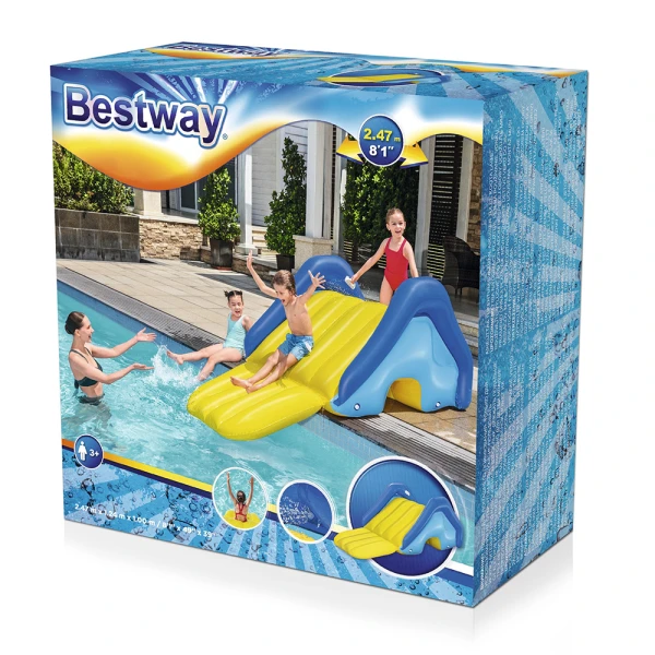 BESTWAY INFLATABLE GIANT POOL WATER SLIDE 247X124X100 cm