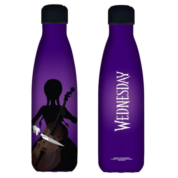 STAINLESS STEEL THERMOS 500ml 26.5X7 cm WEDNESDAY PURPLE