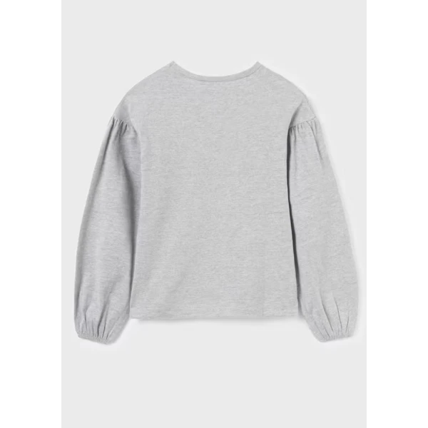 MAYORAL BLOUSE LONG SLEEVES SILVER DARK