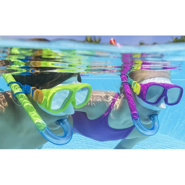 BESTWAY KIDS HYDRO-SWIM ESSENTIAL FREESTYLE SNORKEL SET - 2 COLOURS