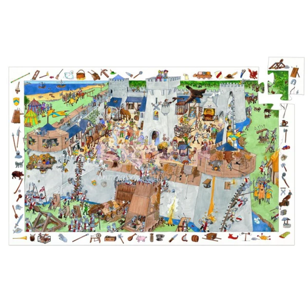 DJECO PUZZLE DISCOVERY 100 pcs. CASTLE