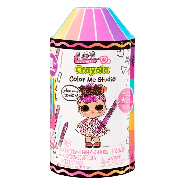 L.O.L. SURPRISE LOVES CRAYOLA STUDIO ΖΩΓΡΑΦΙΚΗΣ ΜΕ ΚΟΥΚΛΑ