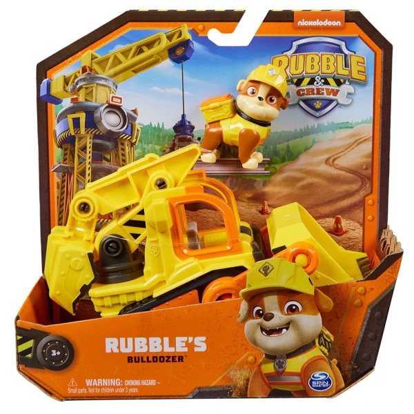 PAW PATROL RUBBLE & CREW ΒΑΣΙΚΟ ΟΧΗΜΑ - 3 ΣΧΕΔΙΑ