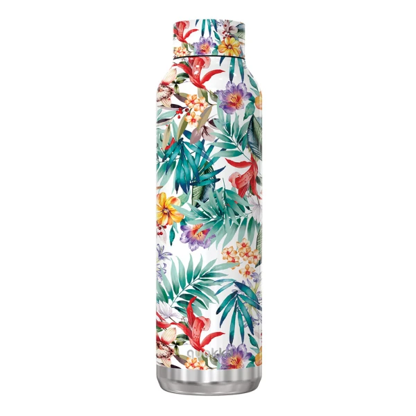 QUOKKA THERMAL STAINLESS STEEL BOTTLE SOLID ORCHID GARDEN 630ml