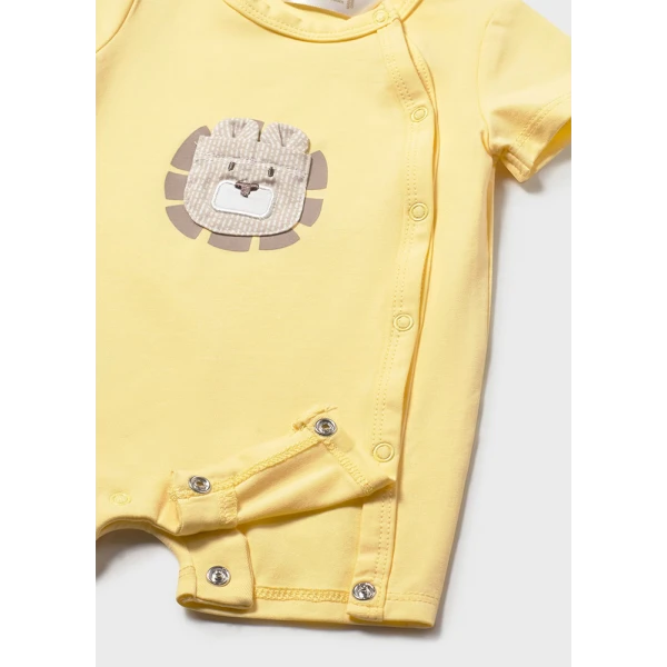 MAYORAL SET 2 ROMPERS SHORT YELLOW 