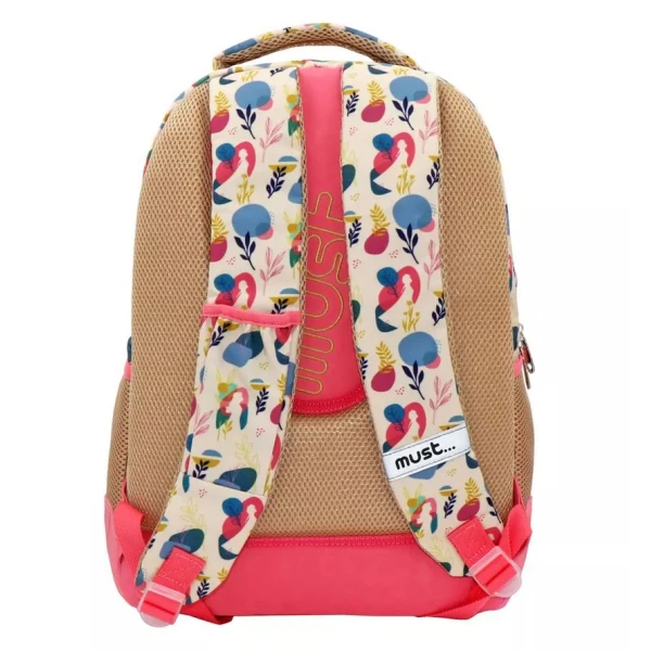 MUST SCHOOL BACKPACK 32X18X43 cm 3 CASES FROZEN 2 GO WITH YOUR HEART
