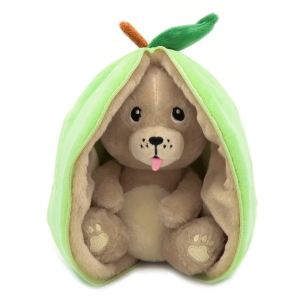 FLIPETZ VEGGIE SERIES PLUSH CROCKET THE DOG-APPLE