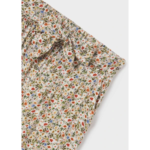 MAYORAL LONG TROUSERS FLOWERS GREEN ALGA