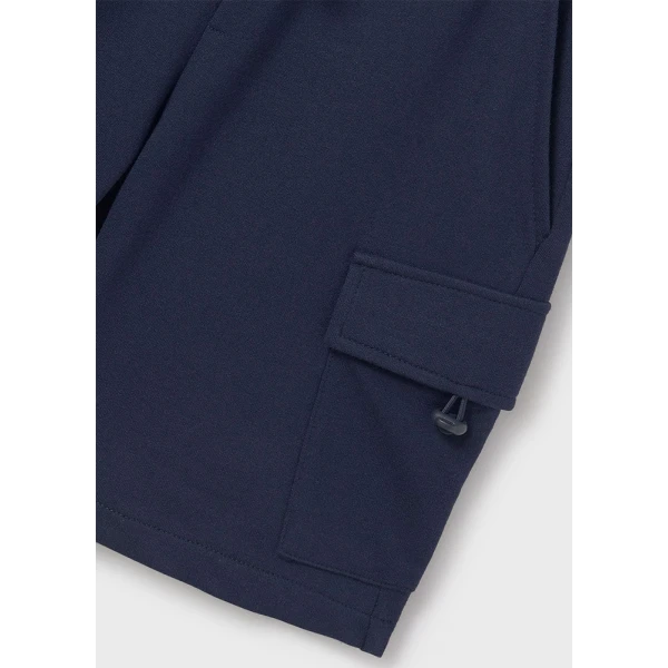 MAYORAL BERMUDA SHORTS COTTON CARGO NAVY BLUE 