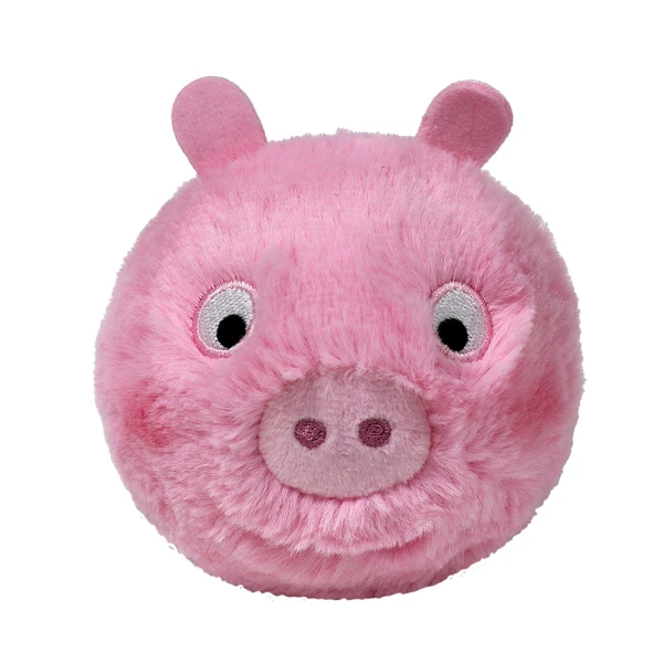 TY FLUFFY BALL BEANIE BOUNCERS - GEORGE PIG