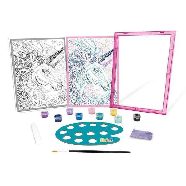 HAPPIHOBBI PAINT & FRAME PAINT BY NUMBERS FAIRYTALE UNICORN