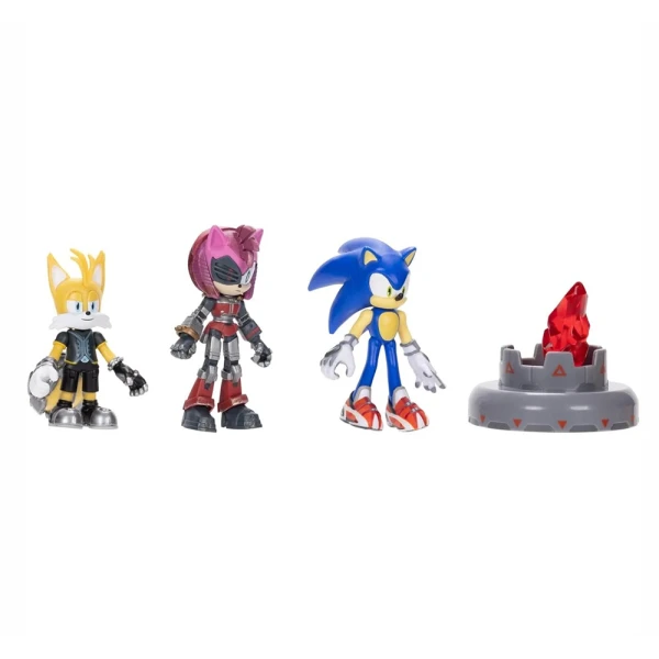 SONIC THE HEDGEHOG ΣΕΤ 3 ΦΙΓΟΥΡΩΝ 6,5 εκ. ΜΕ ΑΞΕΣΟΥΑΡ SONIC PRIME WAVE 1 NEW YOKE CITY