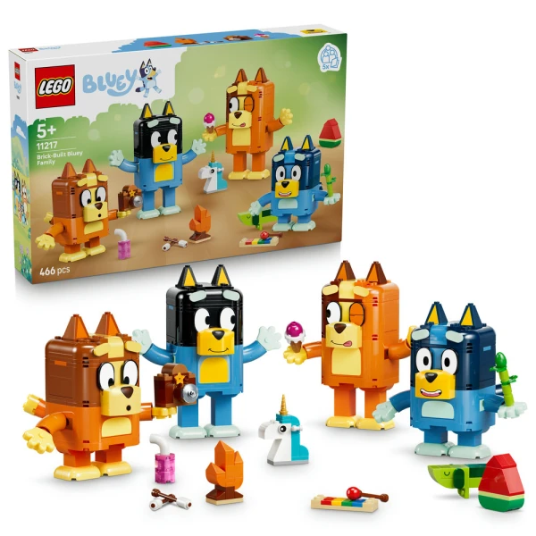LEGO® BLUEY BRICK-BUILT BLUEY FAMILY