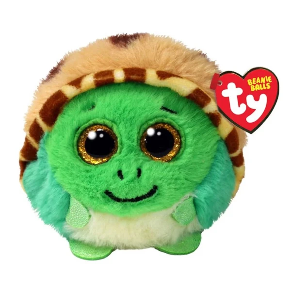 TY BEANIE BALLS FLUFFY TURTLE