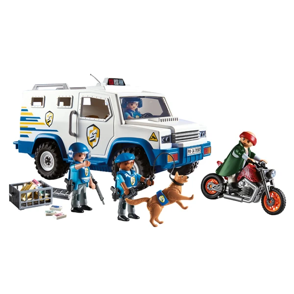 PLAYMOBIL CITY ACTION POLICE MONEY TRANSPORTER