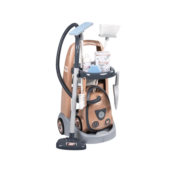 SMOBY TROLLEY AND VACUUM CLEANER ROWENTA 