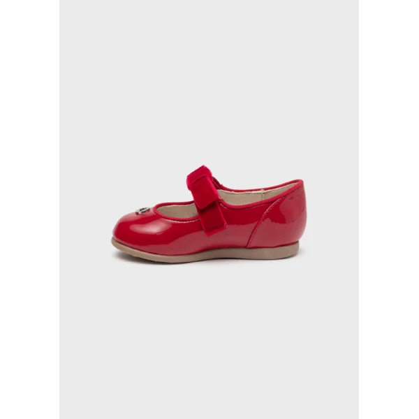 MAYORAL TOGGLE PATENT LEATHER SHOES RED