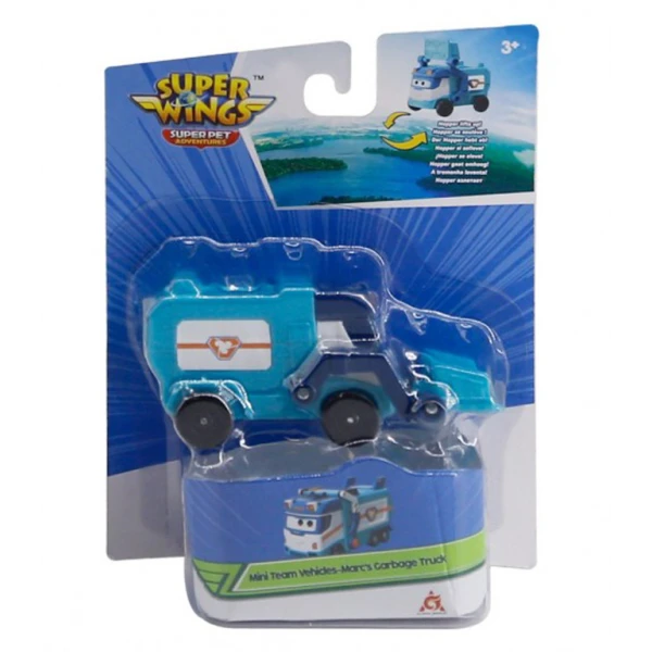 SUPER WINGS SUPER PET MINI ΟΧΗΜΑ - MARC\'S GARBAGE TRUCK