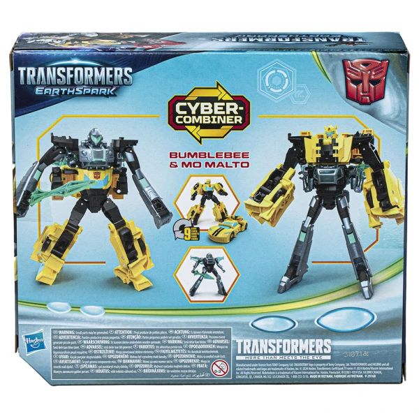 TRANSFORMERS EARTHSPARK COMBINER 2 - BUMBLEBEE & MO MALTO
