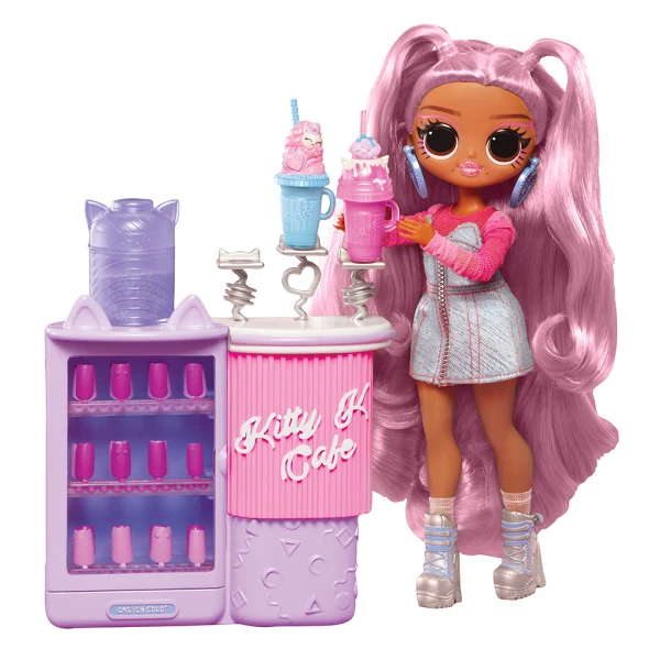 L.O.L. SURPRISE OMG STUDIO ΝΥΧΙΩΝ SWEET NAILS™ ΚΟΥΚΛΑ KITTY K CAFÉ