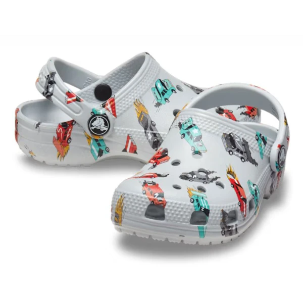 CROCS CLASSIC RACE CARS GRAPHIC T MIRAGE/MULTI