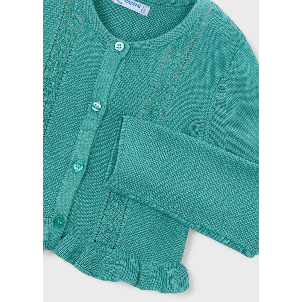 MAYORAL CARDIGAN KNITTED MINT 