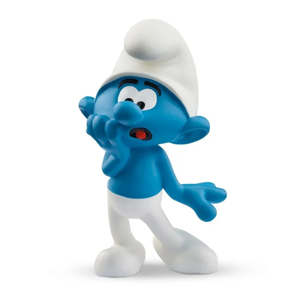 SCHLEICH MINIATURE SCAREDY SMURF