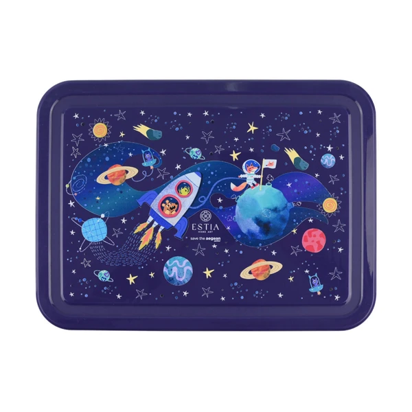 LUNCH BOX SAVE THE AEGEAN 1330ml 5 COMPARTMENTS WITH SPOON/FORK – SOLAR JUMP