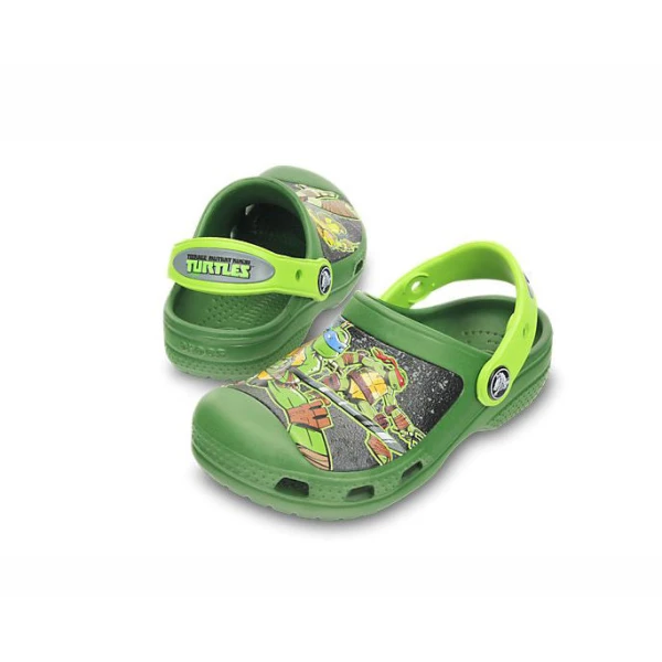 CROCS CROCBAND TMNT CLOG SEAWEED/VOLT GREEN