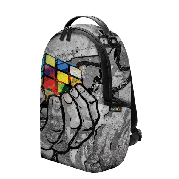 ROUND BACKPACK 2 COMPARTMENT HAND RUBIKS