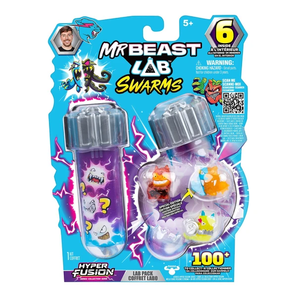 MR. BEAST LAB 6 FIGURES FUSION - 2 DESIGNS