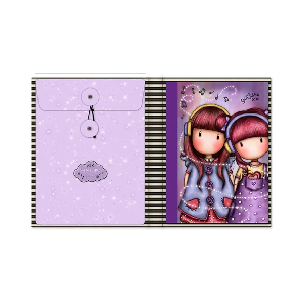 GORJUSS SANTORO NOTEBOOK AND STATIONERY SET THE DUET