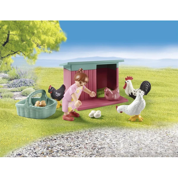PLAYMOBIL CITY LIFE ΚΗΠΟΣ ΕΞΟΧΙΚΟΥ ΣΠΙΤΙΟΥ ΜΕ ΚΟΤΕΤΣΙ