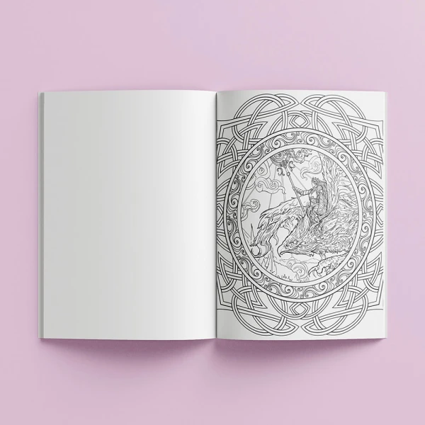 COLOURING BOOK ZEN - MYTHICAL