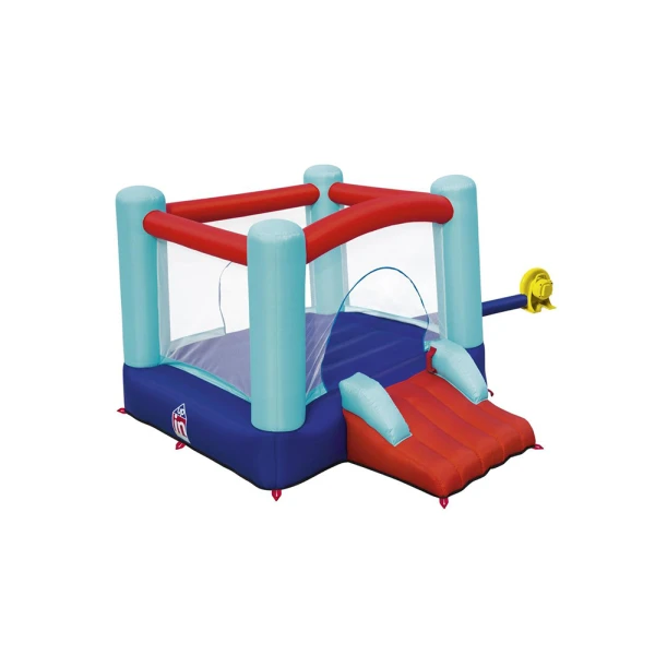 BESTWAY UP-IN AND OVER ΦΟΥΣΚΩΤΟ ΤΡΑΜΠΟΛΙΝΟ SPRING n\' SLIDE PARK 250X210X152 εκ.