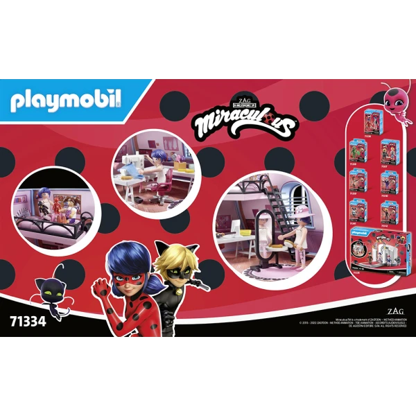 PLAYMOBIL MIRACULOUS MARINETTE\'S LOFT