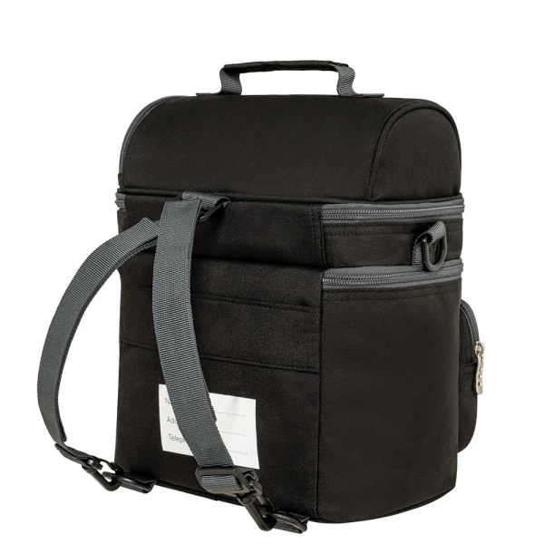 POLO 2026 FOOD BAG DOUBLE COOLER BLACK